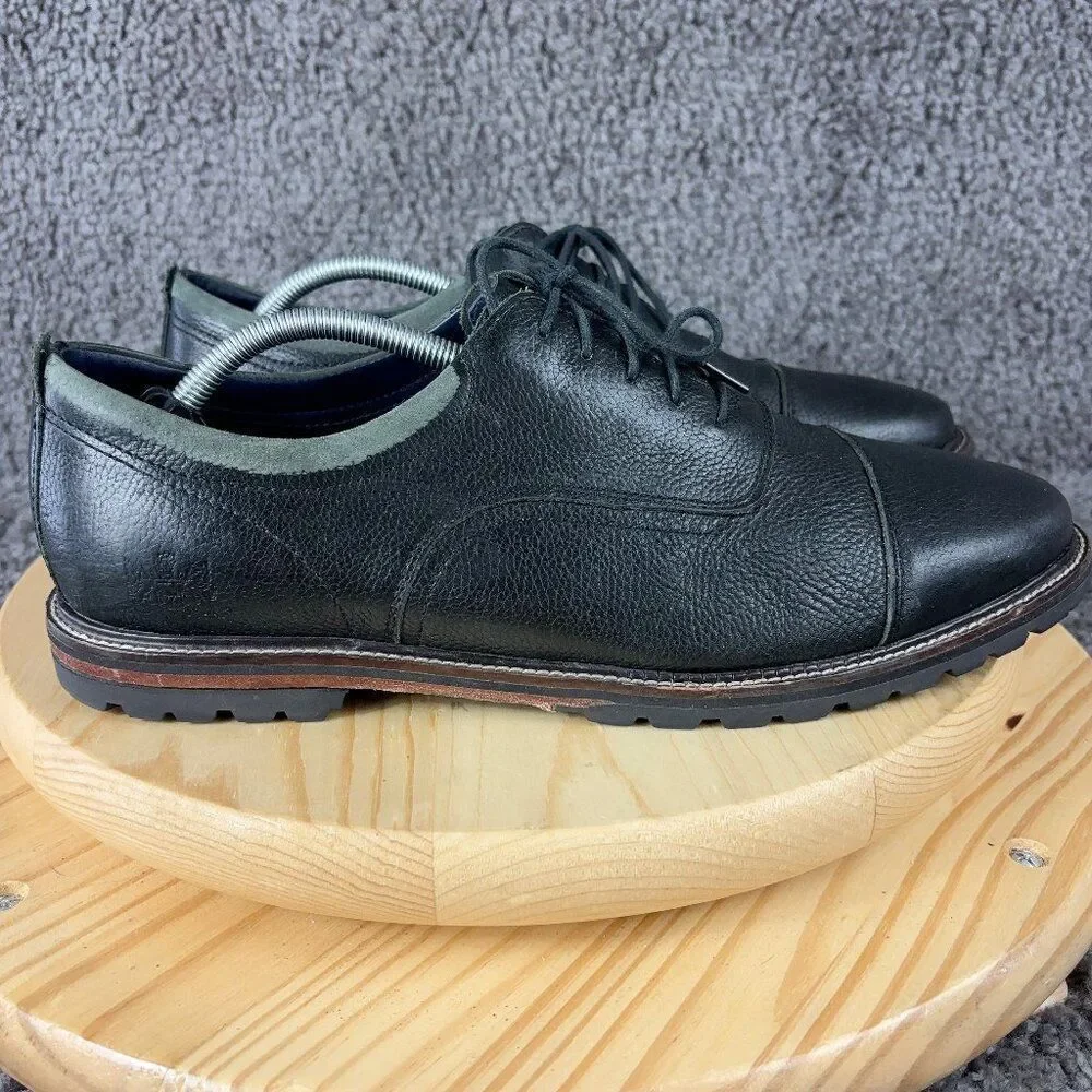 Cole Haan Grand 360 Richardson Cap Toe Oxford Mens 11.5 Leather Black Suede Shoe